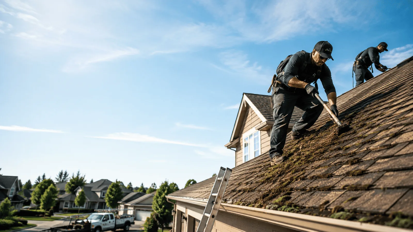 Roof Moss Removal in Waterloo, IA near me
